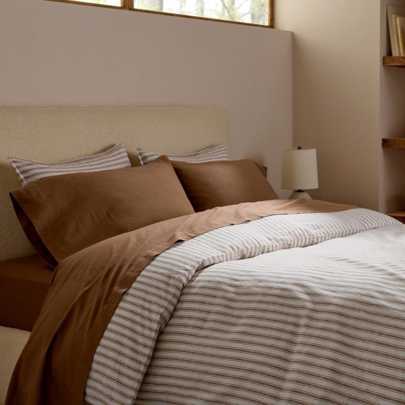 slide 4 of 6, Queen Relaxed Linen Sheet Set Pecan - Parachute for Target, 1 ct