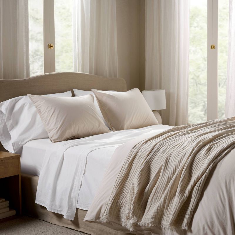 slide 2 of 5, Cotton Napping Throw Parchment - Parachute for Target, 1 ct