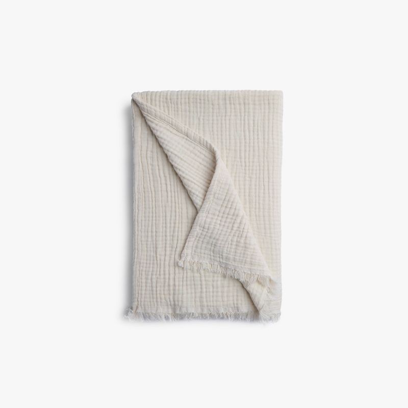 slide 3 of 5, Cotton Napping Throw Parchment - Parachute for Target, 1 ct