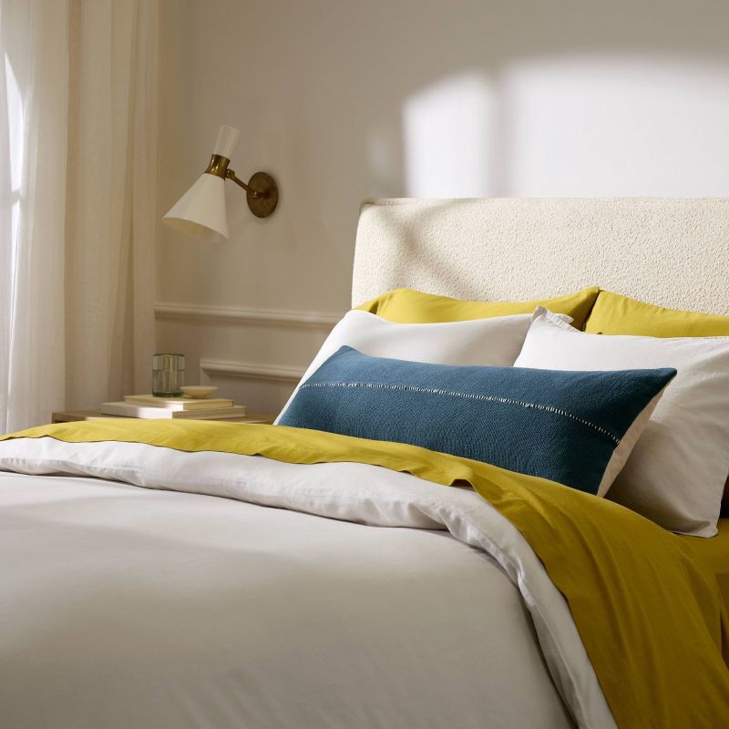 slide 2 of 4, Horizon Lumbar Pillow Parchment & Cove - Parachute for Target, 1 ct