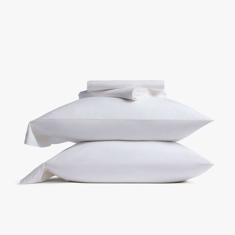 slide 1 of 6, Queen Casual Organic Cotton Sheet Set White - Parachute for Target, 1 ct