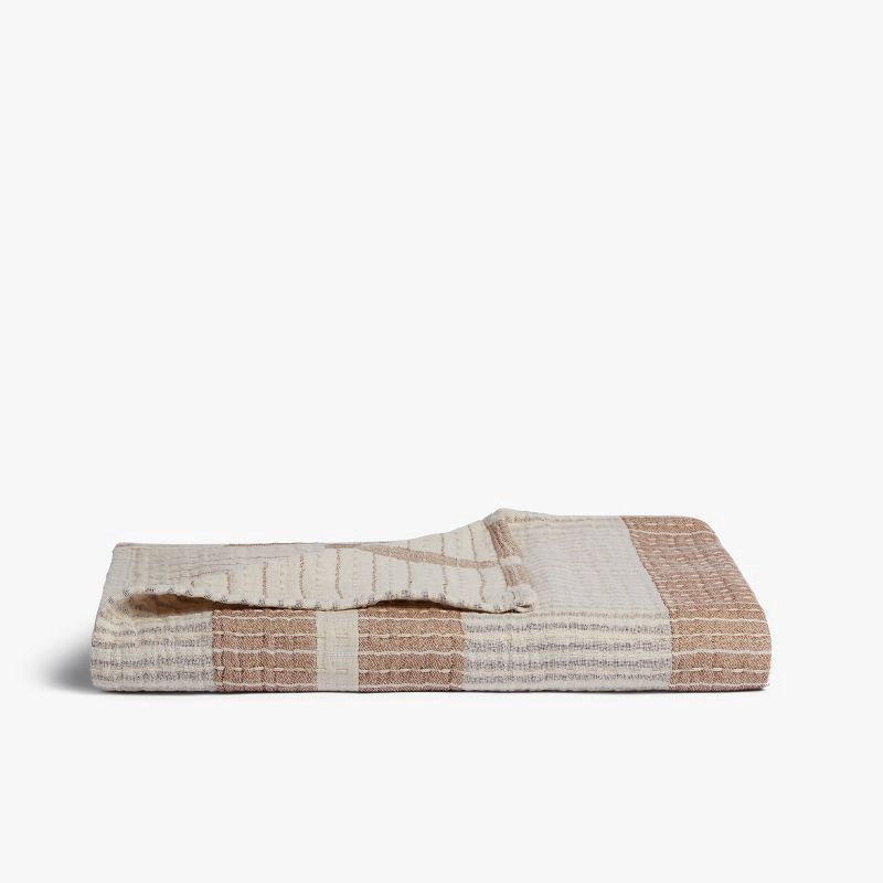 slide 1 of 6, Beachcomber Stripe Throw Parchment & Pecan - Parachute for Target, 1 ct
