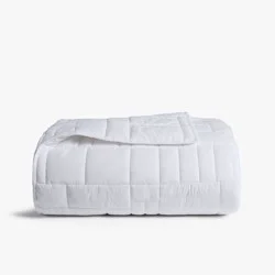 King/California King Cozy Block Quilt White - Parachute for Target