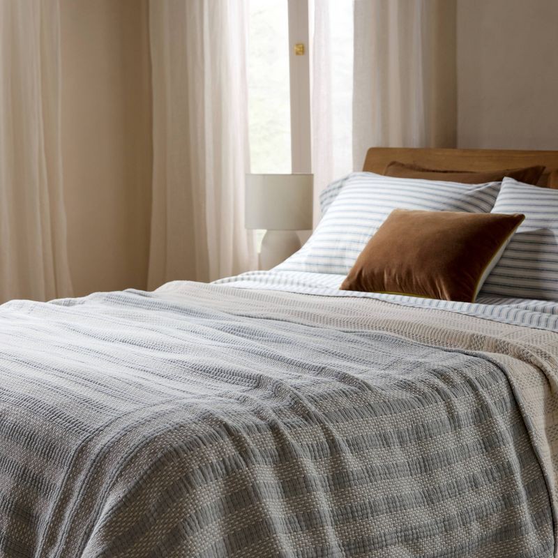 slide 3 of 4, Desert Stripe Bed Blanket Queen/King Cove - Parachute for Target, 1 ct