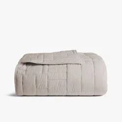 King/California King Cozy Block Quilt Parchment - Parachute for Target