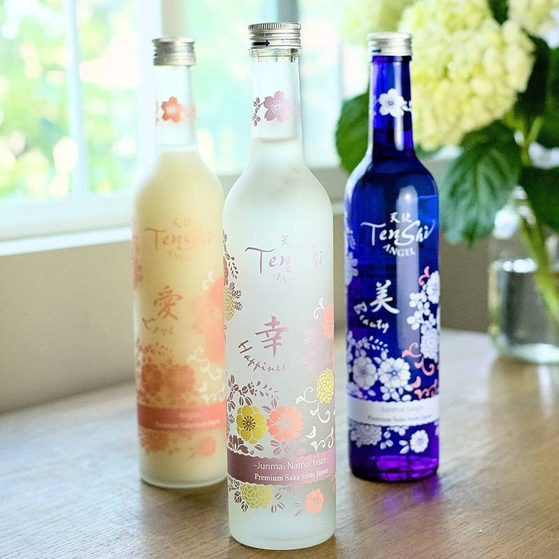 slide 8 of 9, Tenshi Sake Happy Rice Wine - 500ml Bottle, 500 ml