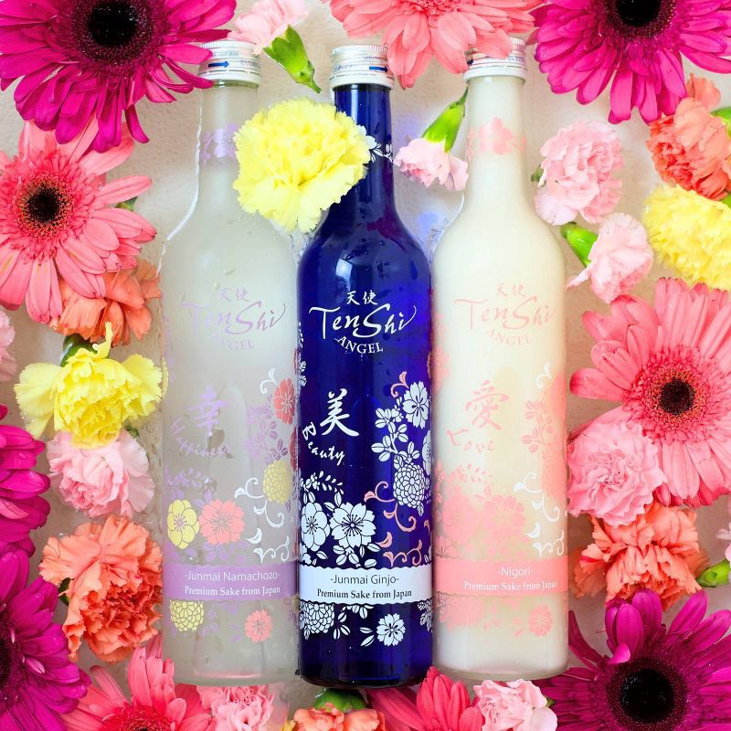 slide 9 of 9, Tenshi Sake Happy Rice Wine - 500ml Bottle, 500 ml