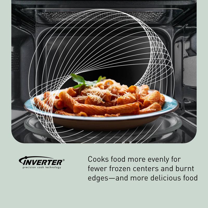 slide 6 of 13, Panasonic 0.9 cu ft Premium Inverter Microwave, 1 ct