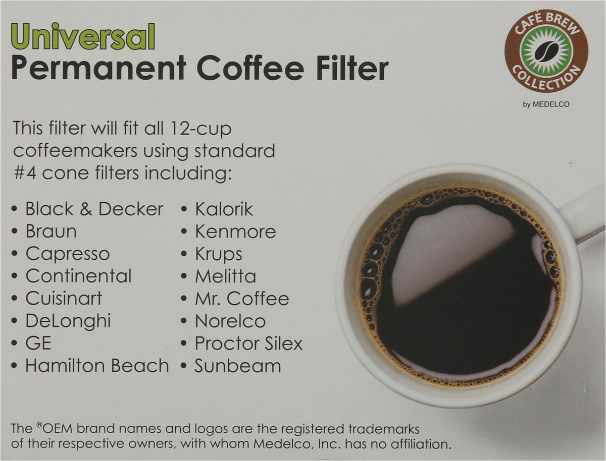 slide 6 of 11, Universal Cafe Brew Collection Permanent No. 4 Coffee Filter 1 ea, 1 ct