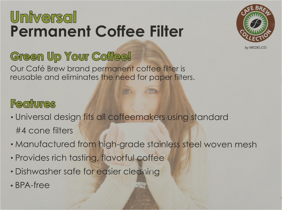 slide 7 of 11, Universal Cafe Brew Collection Permanent No. 4 Coffee Filter 1 ea, 1 ct