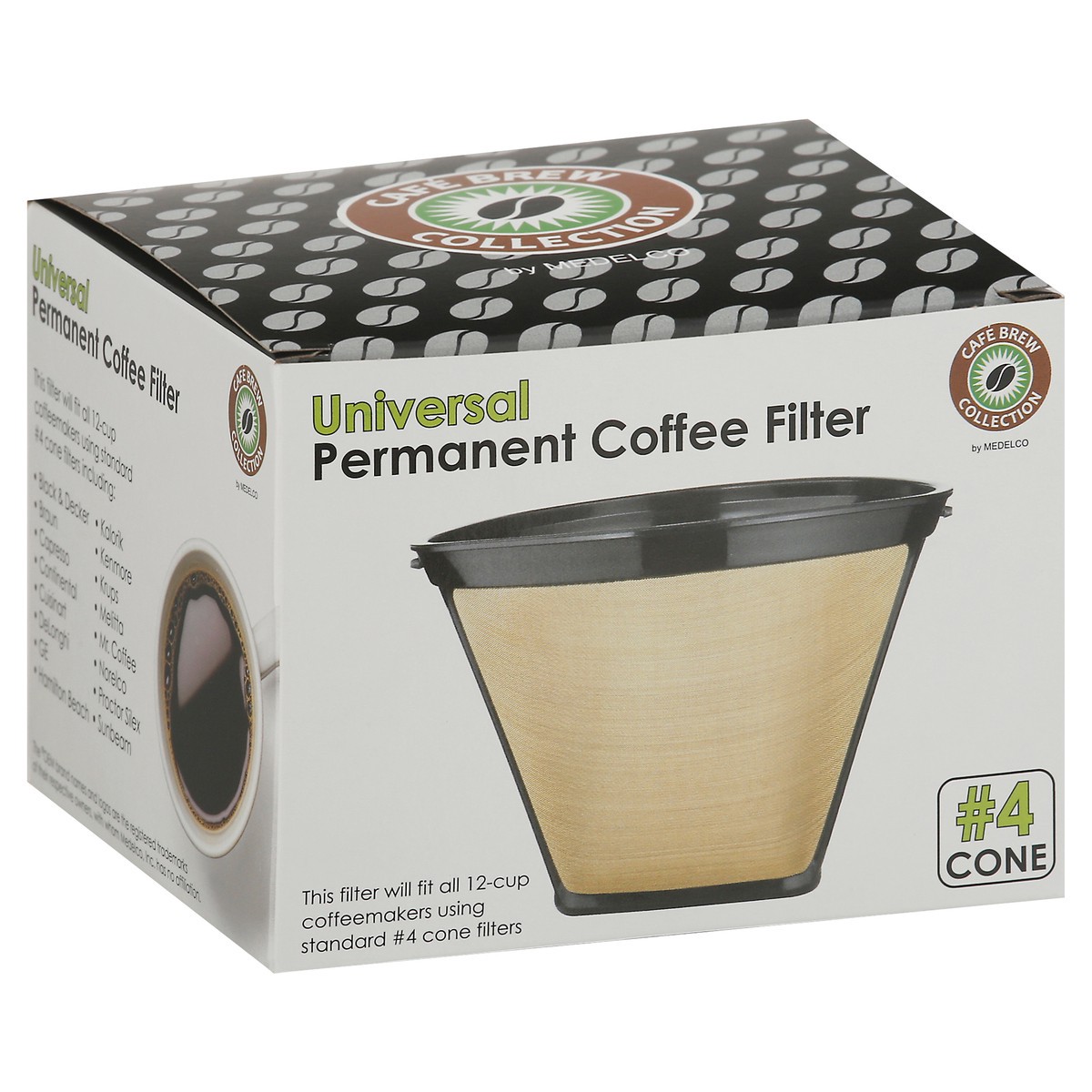 slide 10 of 11, Universal Cafe Brew Collection Permanent No. 4 Coffee Filter 1 ea, 1 ct