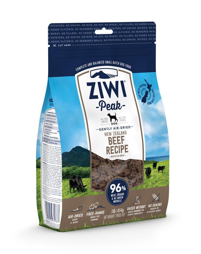 slide 1 of 1, Ziwi Peak Air-Dried Beef Dog Food, 16 oz