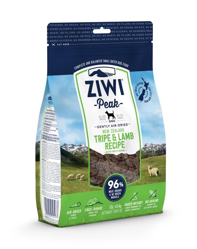 slide 1 of 1, Ziwi Peak Air-Dried Tripe & Lamb Dog Food, 16 oz