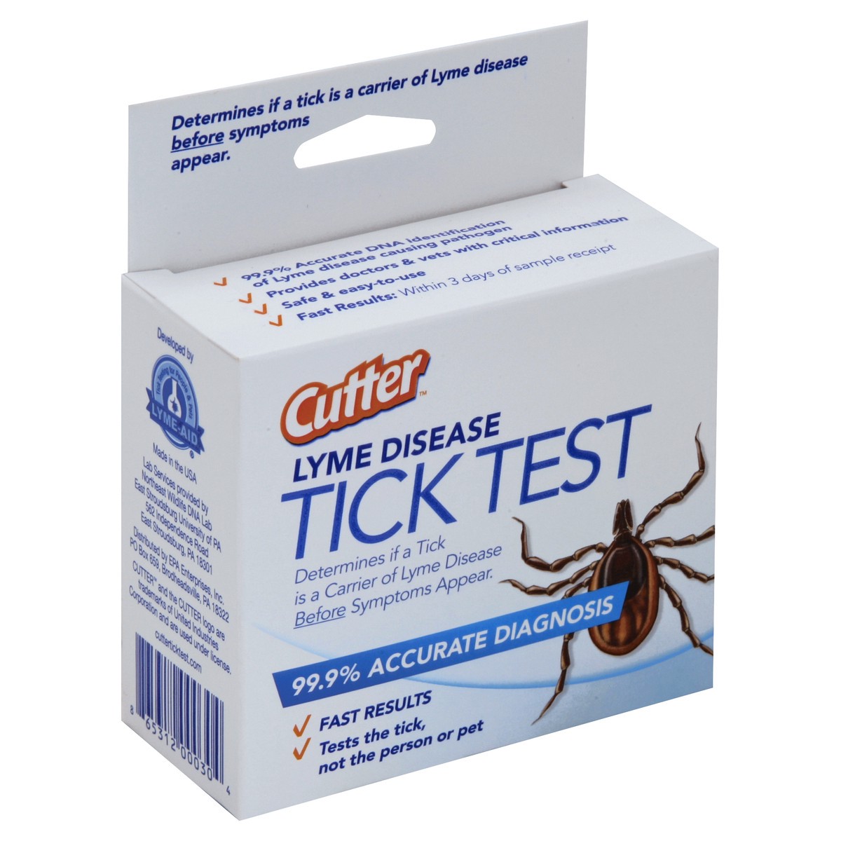 slide 2 of 5, Cutter Tick Test 1 ea, 1 ct