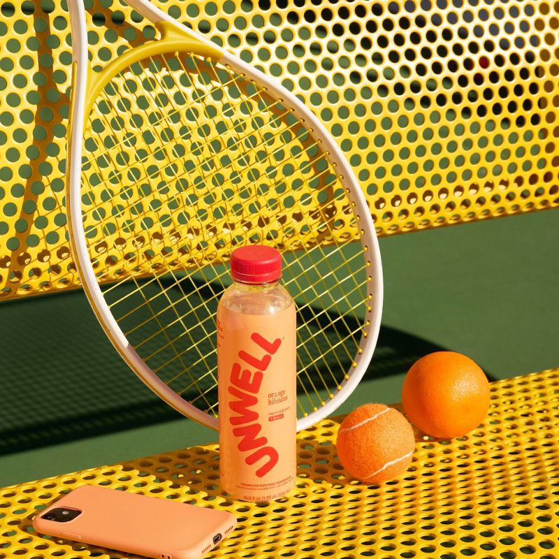 slide 6 of 6, Unwell Orange Hibiscus Hydration Electrolyte Drink for Rapid Hydration + Focus - 16.9 fl oz Bottle, 16.9 fl oz