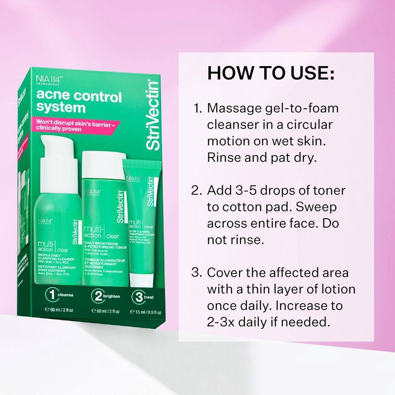 slide 4 of 7, StriVectin Multi-Action Clear Acne Control System - Ulta Beauty, 1 ct