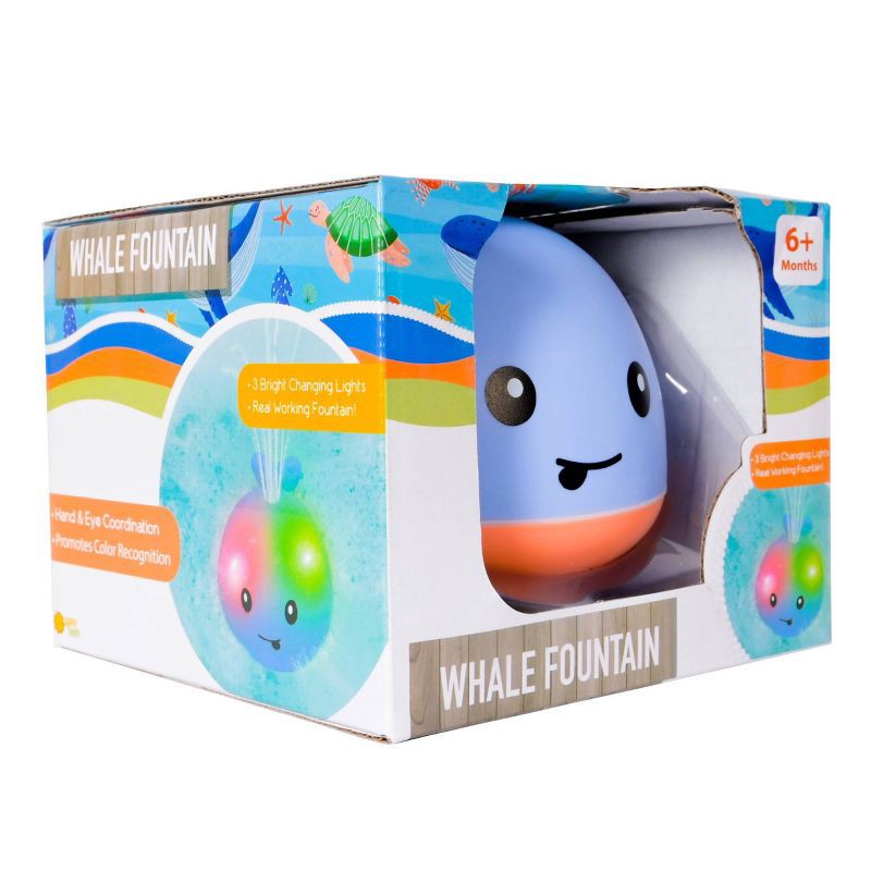 slide 5 of 5, Sunny Days Whale Fountain - Periwinkle, 1 ct