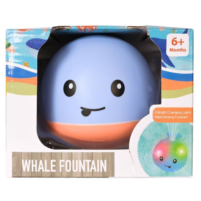 slide 1 of 5, Sunny Days Whale Fountain - Periwinkle, 1 ct