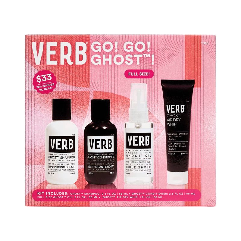 slide 1 of 3, VERB Go! Go! Ghost Discovery Kit - 3ct/7.6 fl oz - Ulta Beauty, 3 ct, 7.6 fl oz