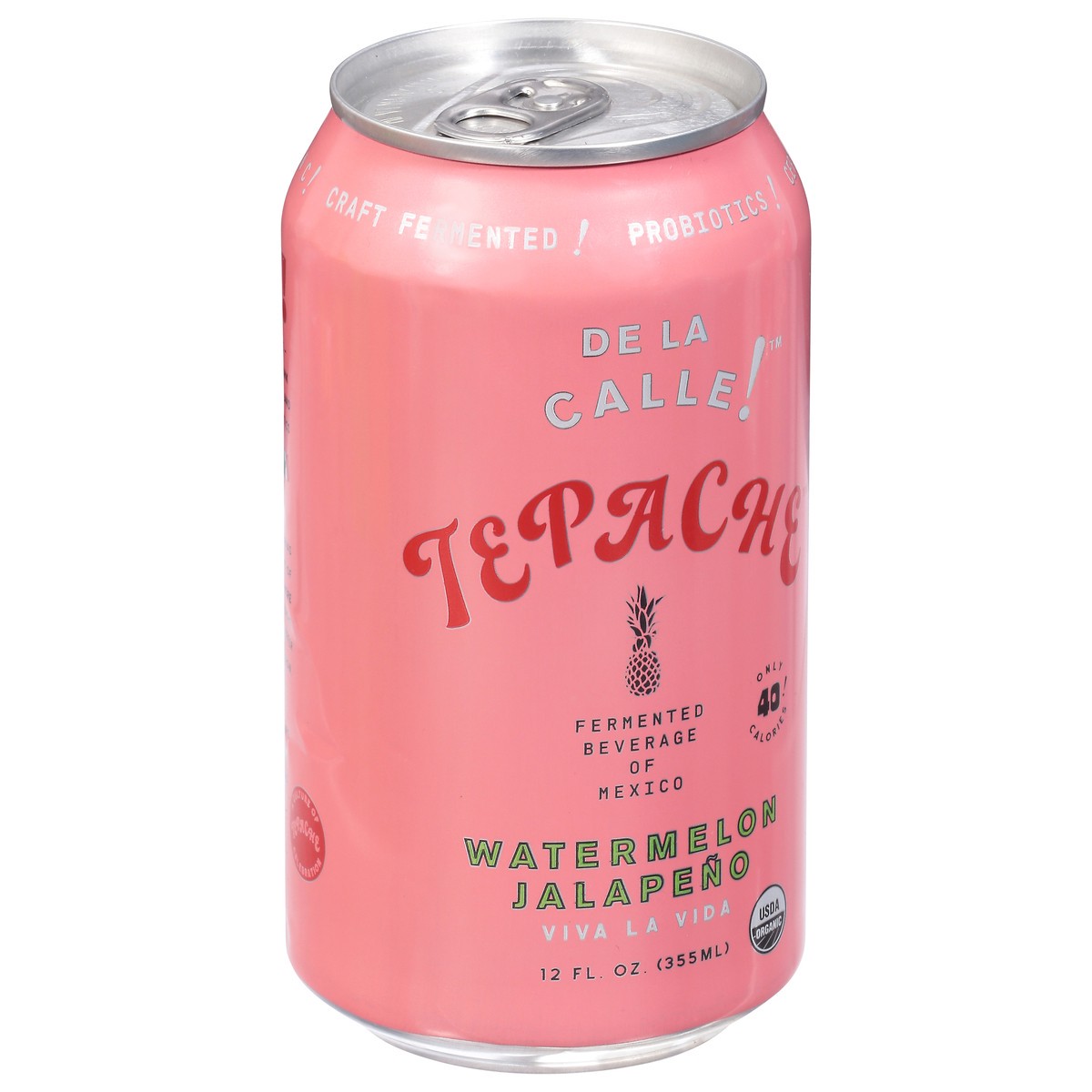 slide 2 of 9, De La Calle! Watermelon Jalapeno Fermented Beverage - 12 fl oz, 12 fl oz