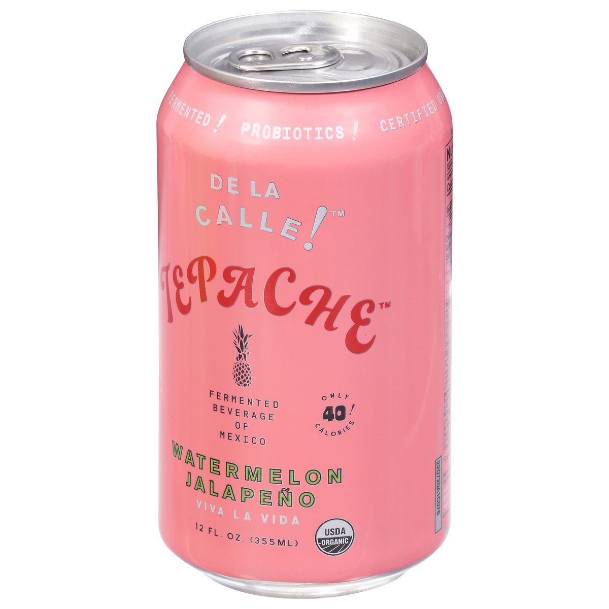 slide 6 of 9, De La Calle! Watermelon Jalapeno Fermented Beverage - 12 fl oz, 12 fl oz