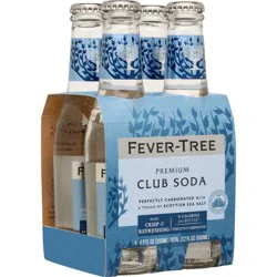 Fever-Tree Club Soda - 4pk/200ml Bottles
