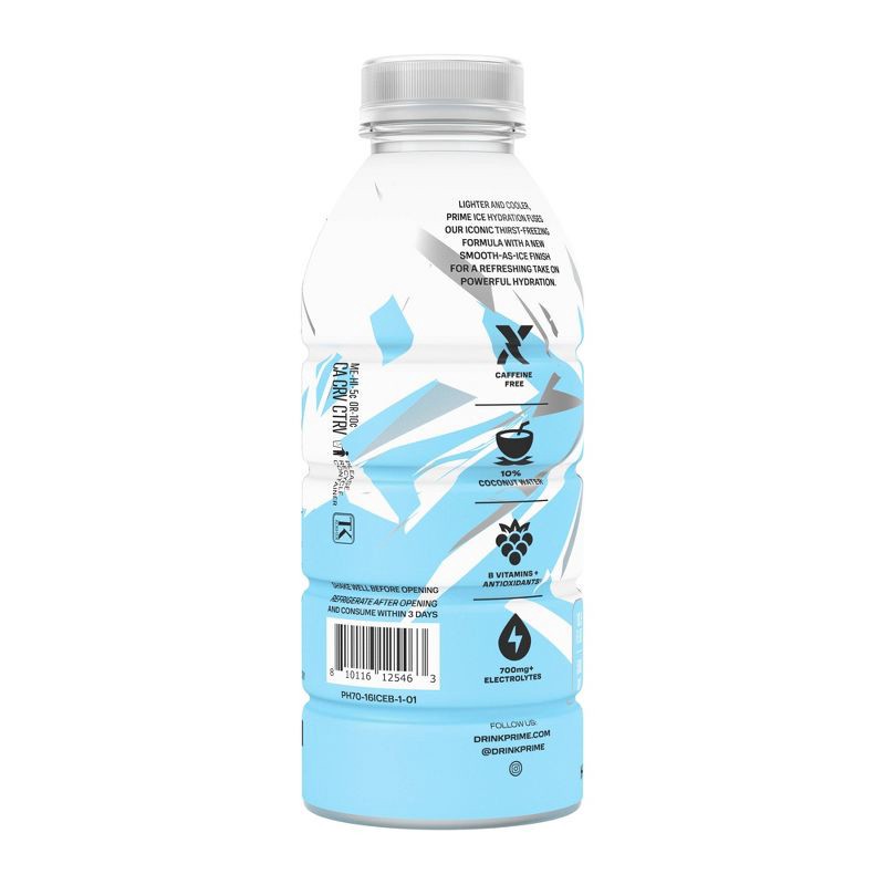 slide 2 of 8, Prime Hydration Prime Ice Hydration Blue Chill Sports Drink - 16.9 fl oz Bottle, 16.9 fl oz