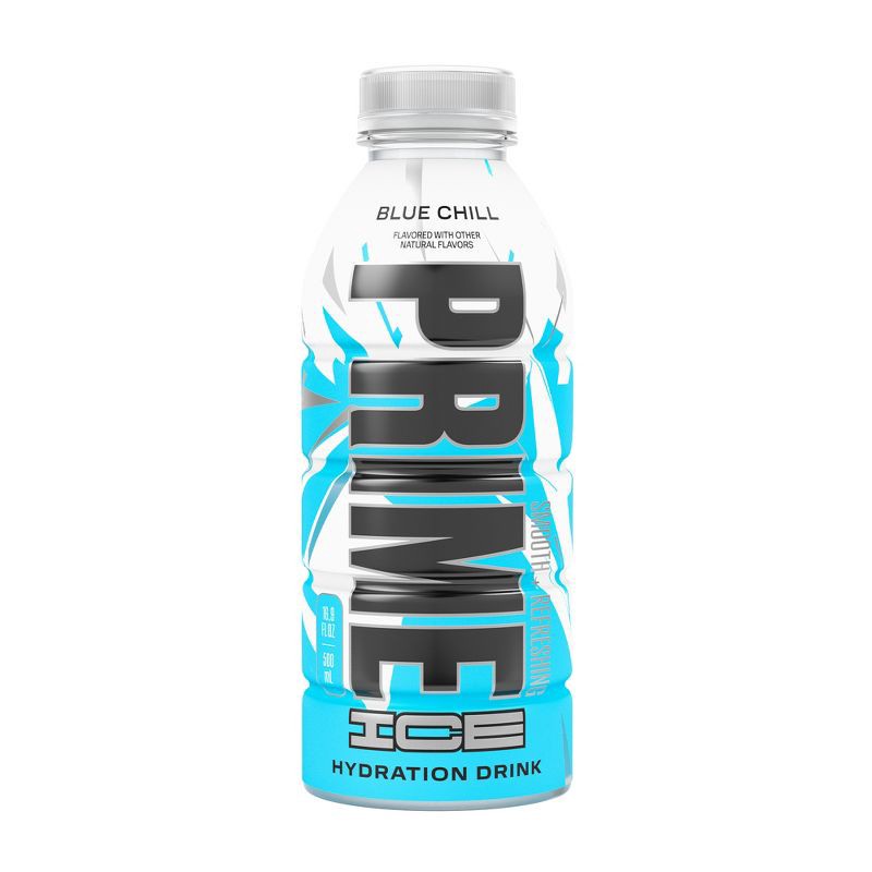 slide 1 of 8, Prime Hydration Prime Ice Hydration Blue Chill Sports Drink - 16.9 fl oz Bottle, 16.9 fl oz