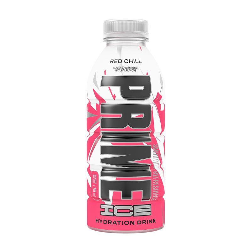 slide 1 of 10, Prime Hydration Prime Ice Hydration Red Chill Sports Drink - 16.9 fl oz Bottle, 16.9 fl oz
