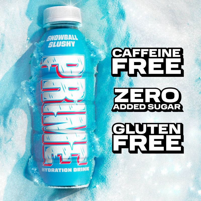 slide 4 of 8, Prime Hydration Limited Edition Snowball Slushy Sports Drink - 16.9 fl oz Bottle, 16.9 fl oz