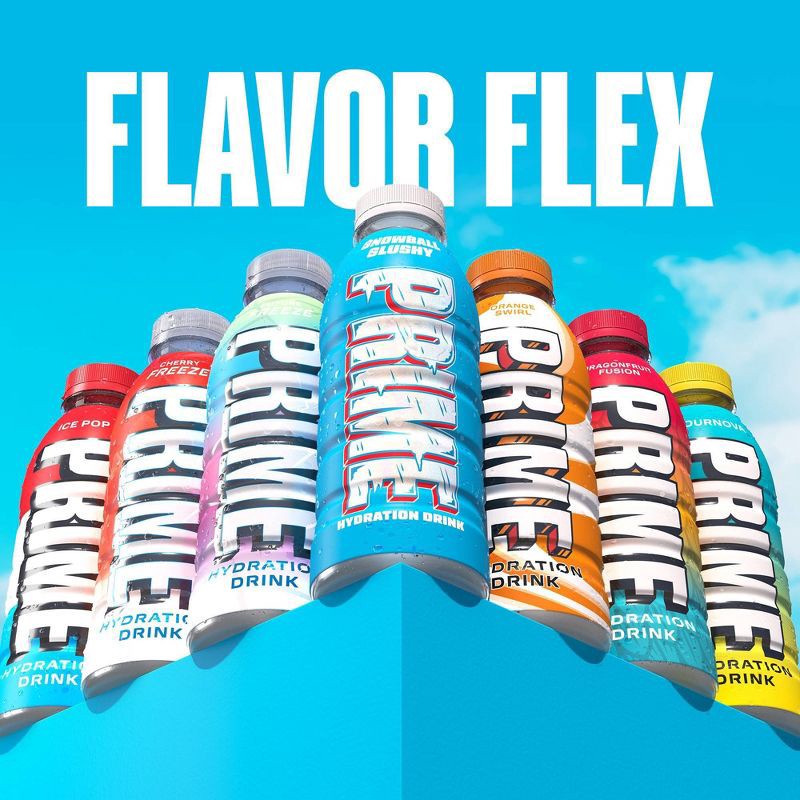 slide 8 of 8, Prime Hydration Limited Edition Snowball Slushy Sports Drink - 16.9 fl oz Bottle, 16.9 fl oz