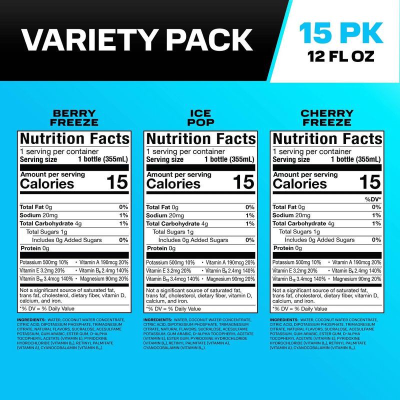 slide 3 of 12, Prime Hydration Variety Pack Mixed Flavors Sports Drink - 15pk/12 fl oz Bottles, 15 ct; 12 fl oz