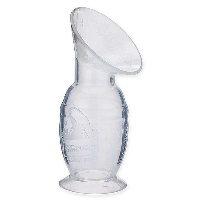 slide 1 of 9, Haakaa Silicone Breast Pump with Suction Base, 5 oz