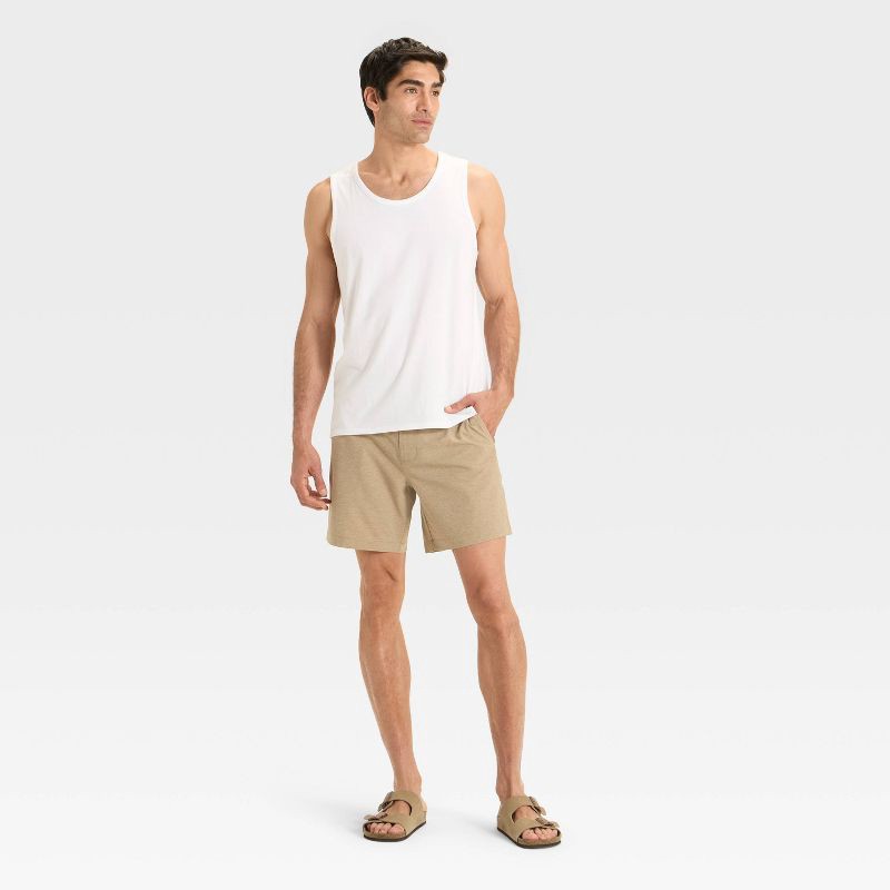 slide 3 of 3, Men's Tank Top - Goodfellow & Co™ White L, 1 ct