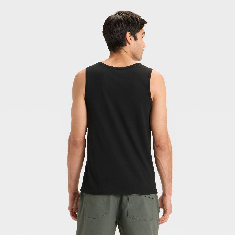 slide 2 of 3, Men's Tank Top - Goodfellow & Co™ Black XL, 1 ct