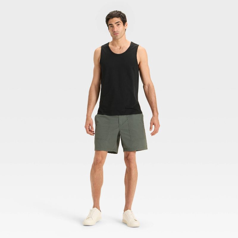 slide 3 of 3, Men's Tank Top - Goodfellow & Co™ Black XL, 1 ct