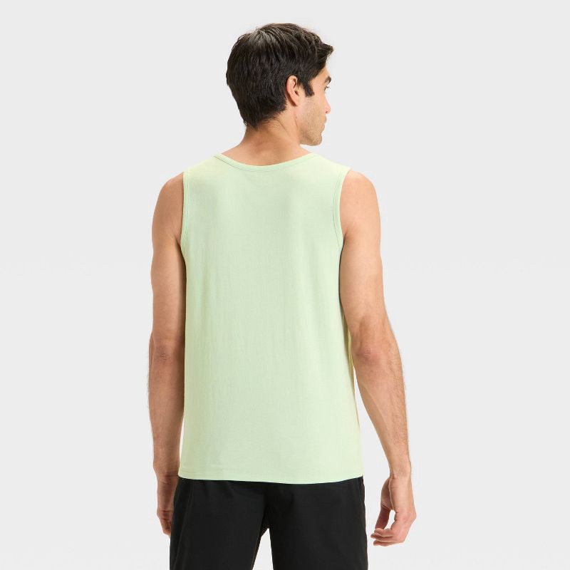 slide 2 of 3, Men's Tank Top - Goodfellow & Co™ Light Green S, 1 ct