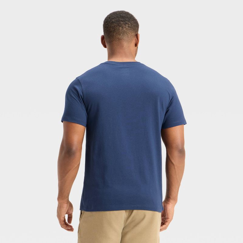 slide 2 of 3, Men's USA Flag Graphic T-Shirt - Goodfellow & Co™ Navy Blue XL, 1 ct