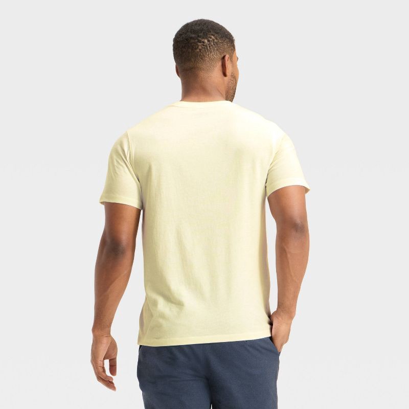 slide 2 of 3, Men's USA Crest Graphic T-Shirt - Goodfellow & Co™ Cream M, 1 ct