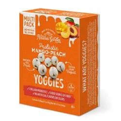 Nature's Garden Snacks Probiotic Yoggies Fruit Snacks Mango Peach - 8.5oz/12ct