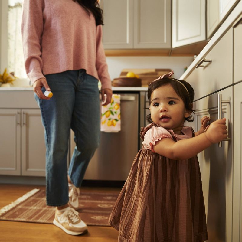 slide 11 of 14, Safety 1st Secure-to-Explore Adhesive Magnetic Locks - White - 4ct, 4 ct