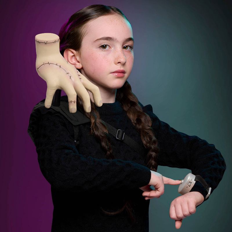 slide 5 of 11, Wednesday Series Poseable Thing: Plush Doll for Creative Thinking, 1 ct