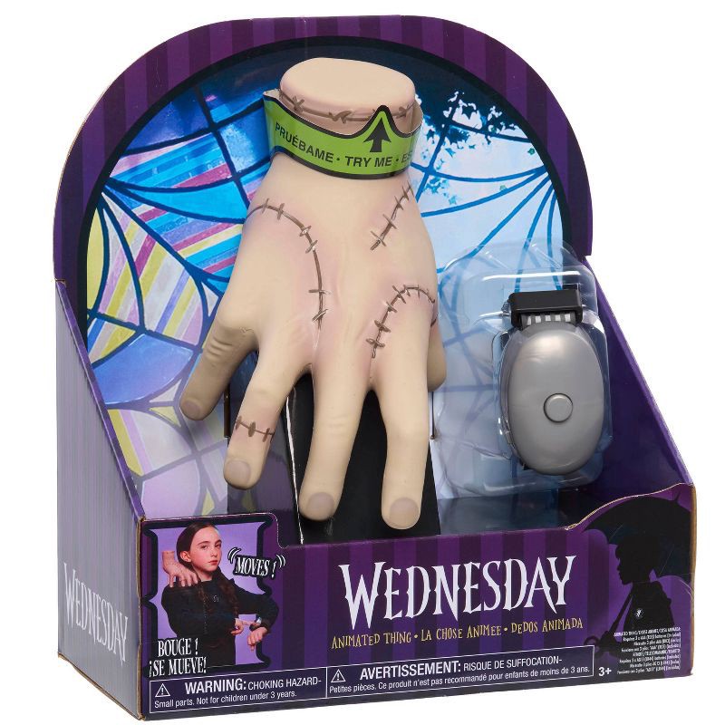 slide 11 of 11, Wednesday Series Poseable Thing: Plush Doll for Creative Thinking, 1 ct