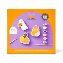 3ct Halloween Wood Characters Painting Craft Kit - Mondo Llama™
