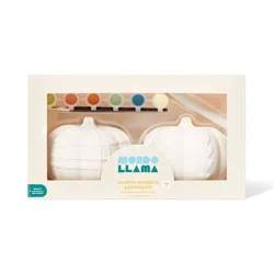 2ct Halloween Craft Ceramic Pumpkin Painting Kit - Mondo Llama™