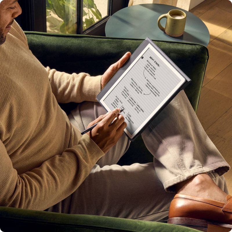 slide 5 of 6, Amazon Kindle Scribe with Premium Pen (16 GB) 2024 Release - Tungsten, 1 ct