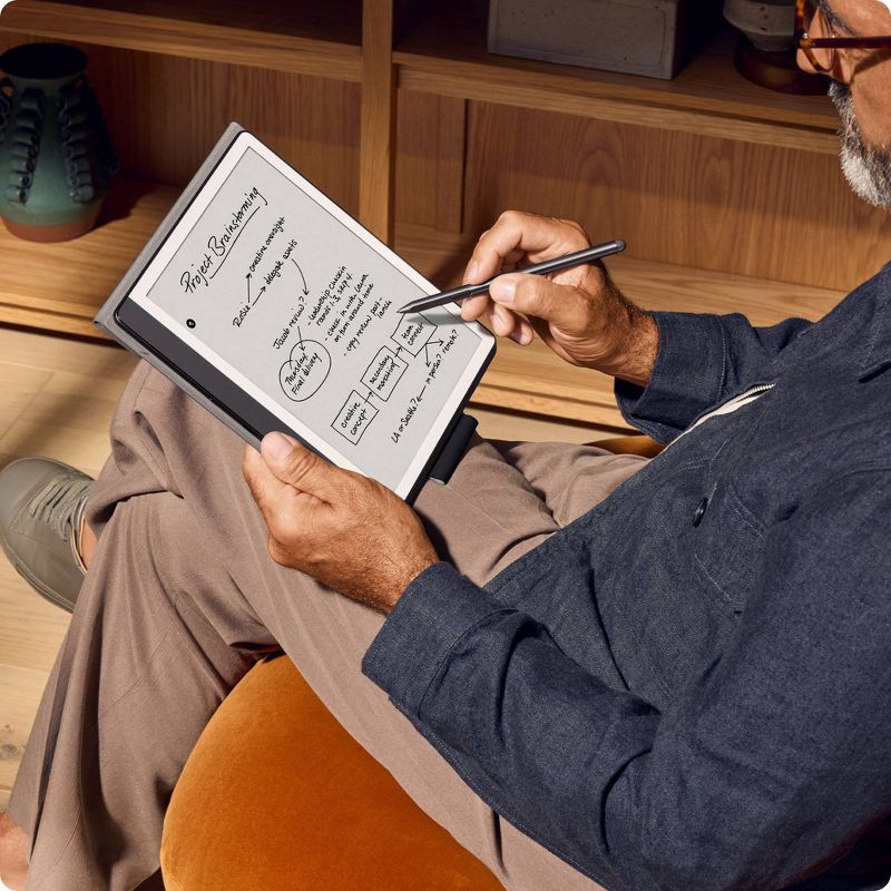 slide 6 of 6, Amazon Kindle Scribe with Premium Pen (16 GB) 2024 Release - Tungsten, 1 ct