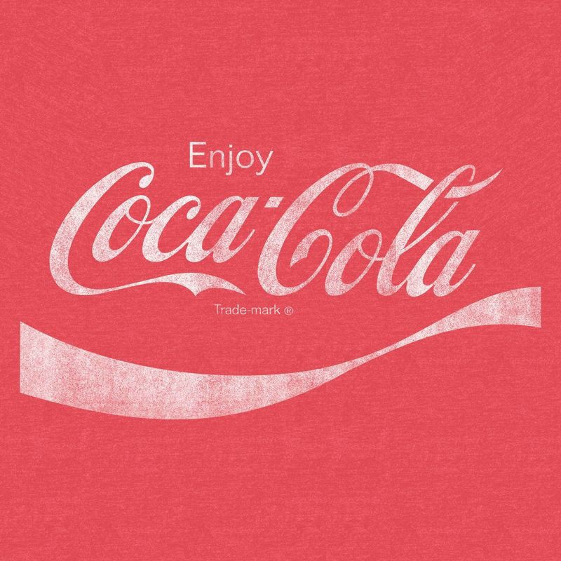 slide 3 of 3, Men's Coca-Cola Short Sleeve T-Shirt - Red L, 1 ct