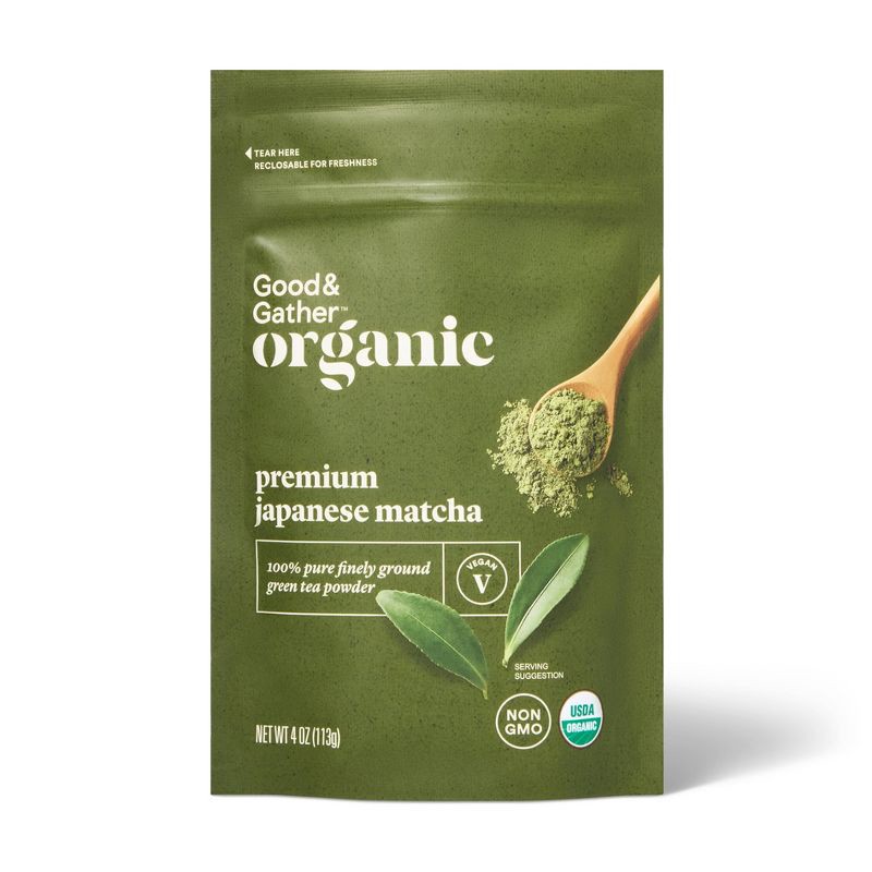 slide 1 of 6, Organic Premium Japanese Matcha Tea - 4oz Good & Gather™, 4 oz