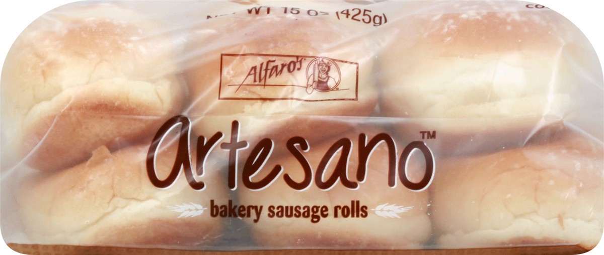 slide 7 of 9, Alfaros Bakery Sausage Rolls 6 ea, 6 ct